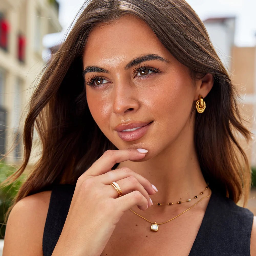 Open Gold-Plated Wrap Ring