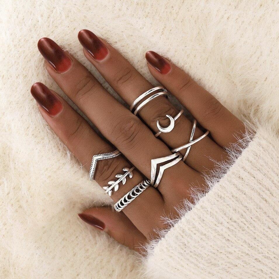 Gold-Plated Celestial Ring Set