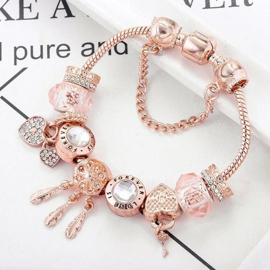 Gold Charm Bracelet