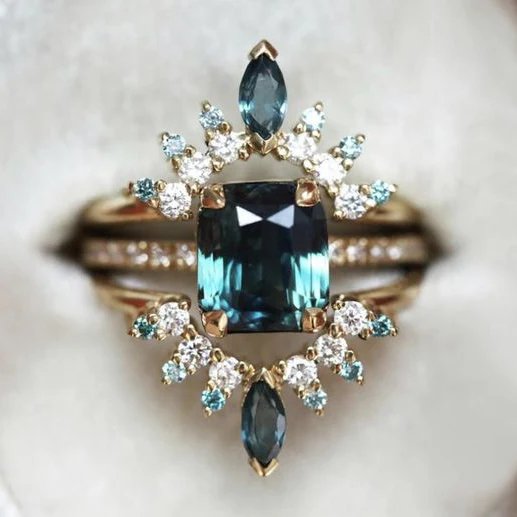 Vintage Cluster Statement Ring