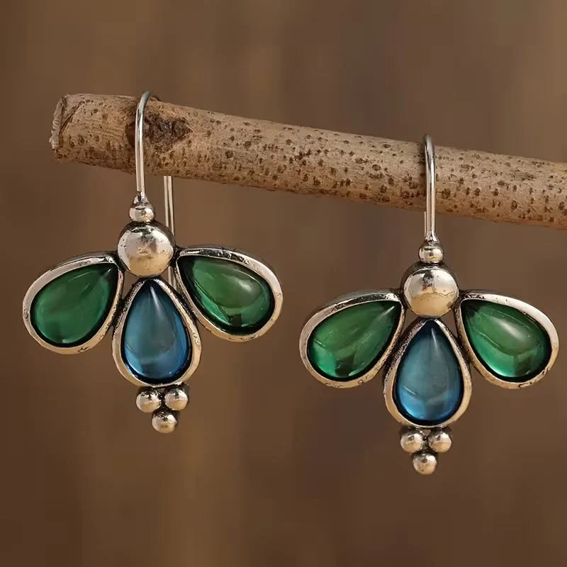 Sterling Silver Teardrop Statement Earrings
