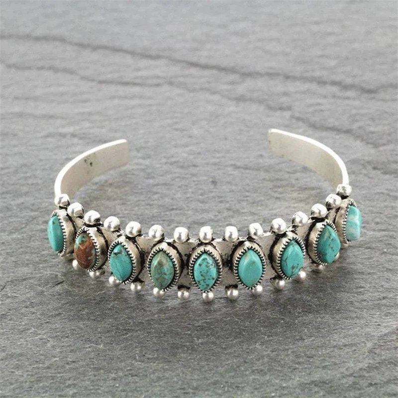 Sterling Silver Turquoise Cuff Bracelet