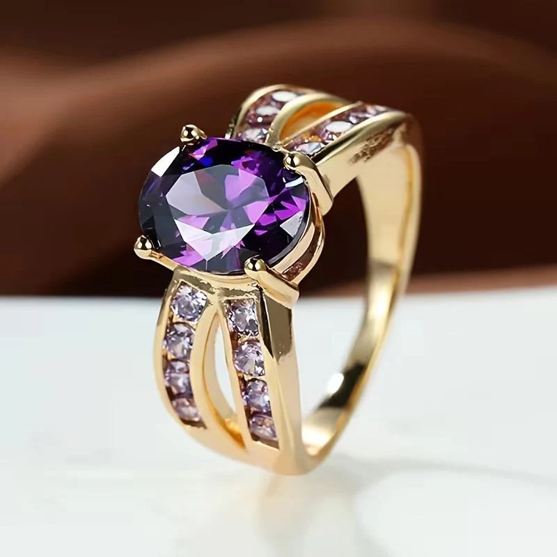 Multi-Stone Split Band Cocktail Ring