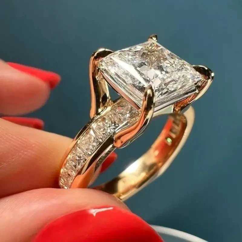 Princess Cut Diamond Solitaire Ring