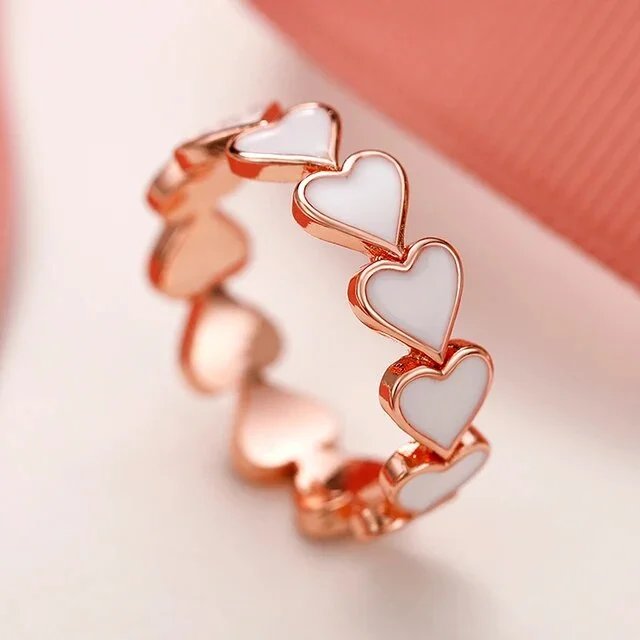 Heart-Shaped Gold Ring