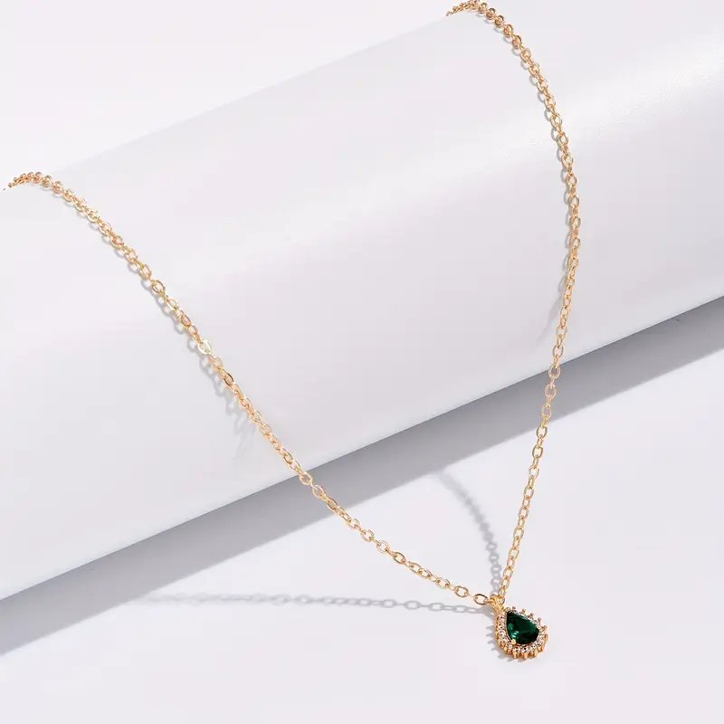 Gold-Tone Chain Pendant Necklace