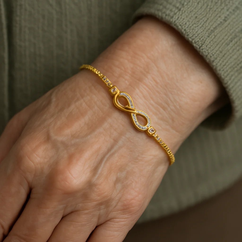 Adjustable Infinity Chain Bracelet