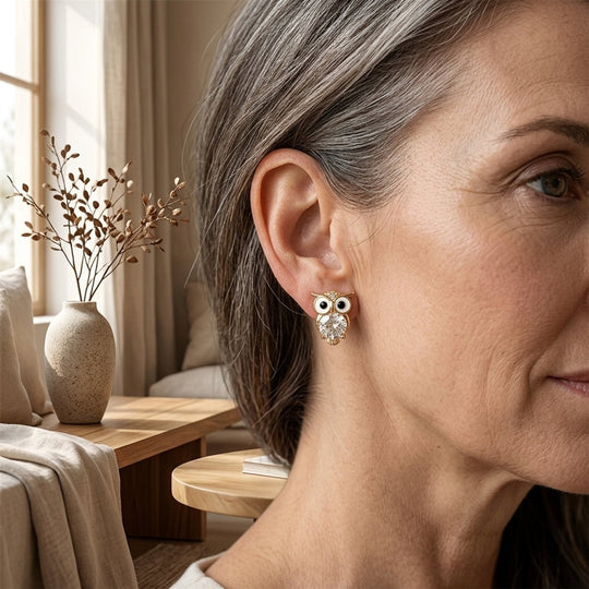 Owl Stud Earrings