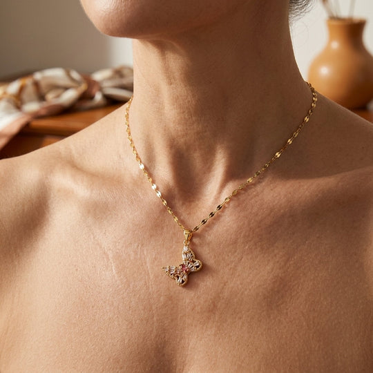 Butterfly Pendant Necklace