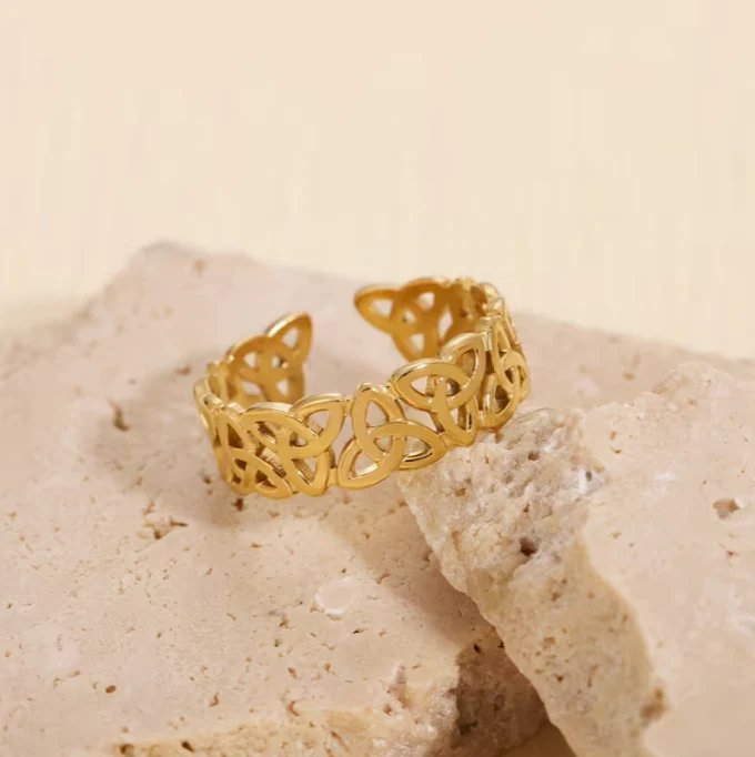 Celtic Knotwork Adjustable Ring