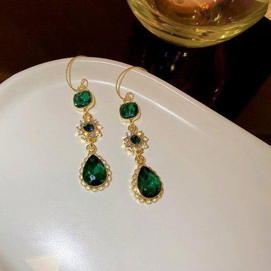 Gold-Plated Drop Earrings