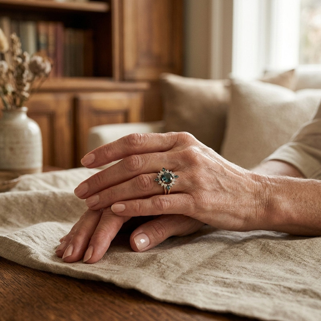 Vintage Cluster Statement Ring
