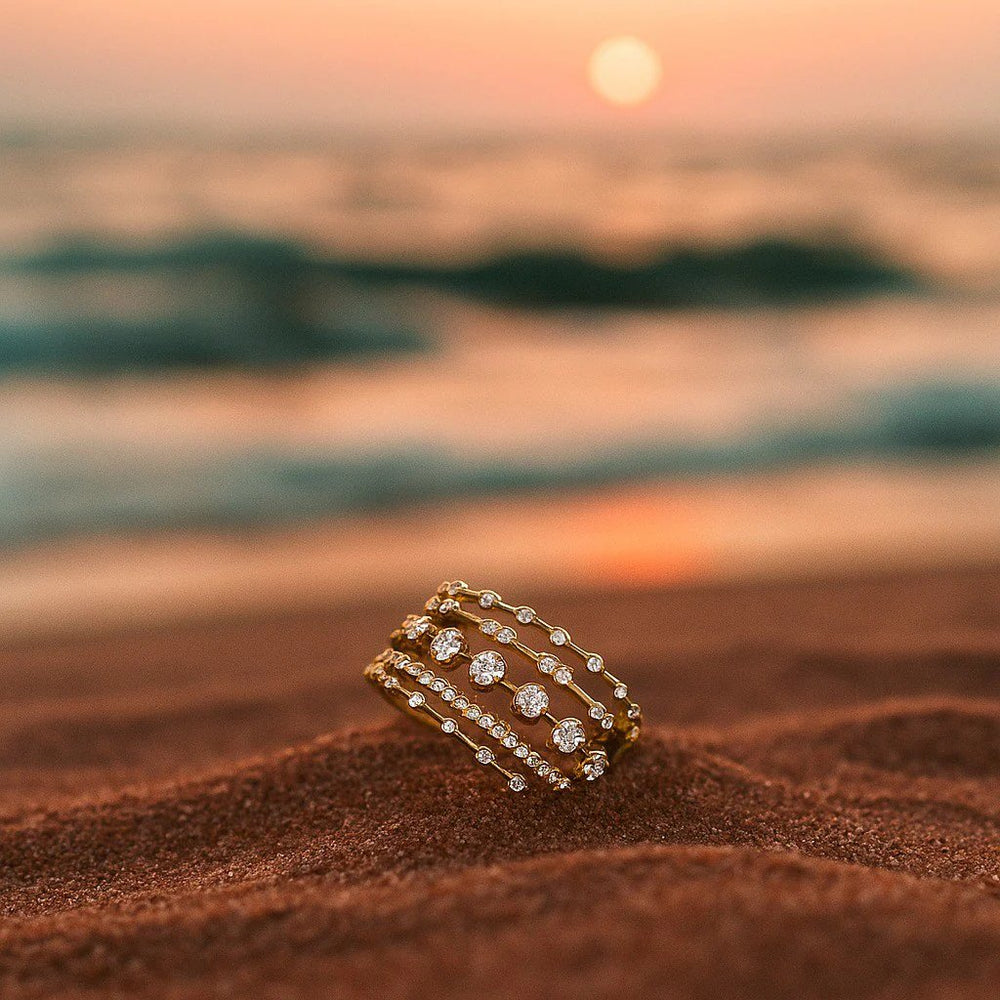 Multi-Band Statement Ring