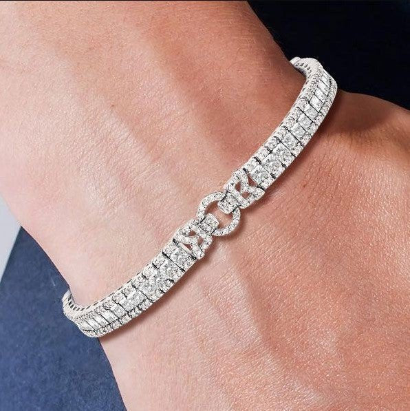 Sterling Silver Pearl & Sapphire Set