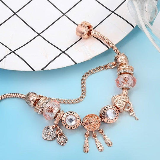 Gold Charm Bracelet