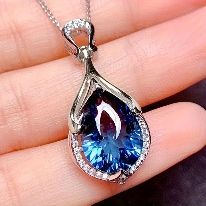 Sterling Silver Teardrop Pendant