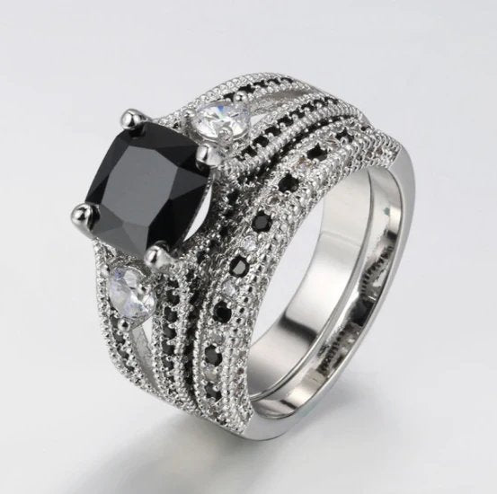 Cubic Zirconia Diamond Accent Statement Ring