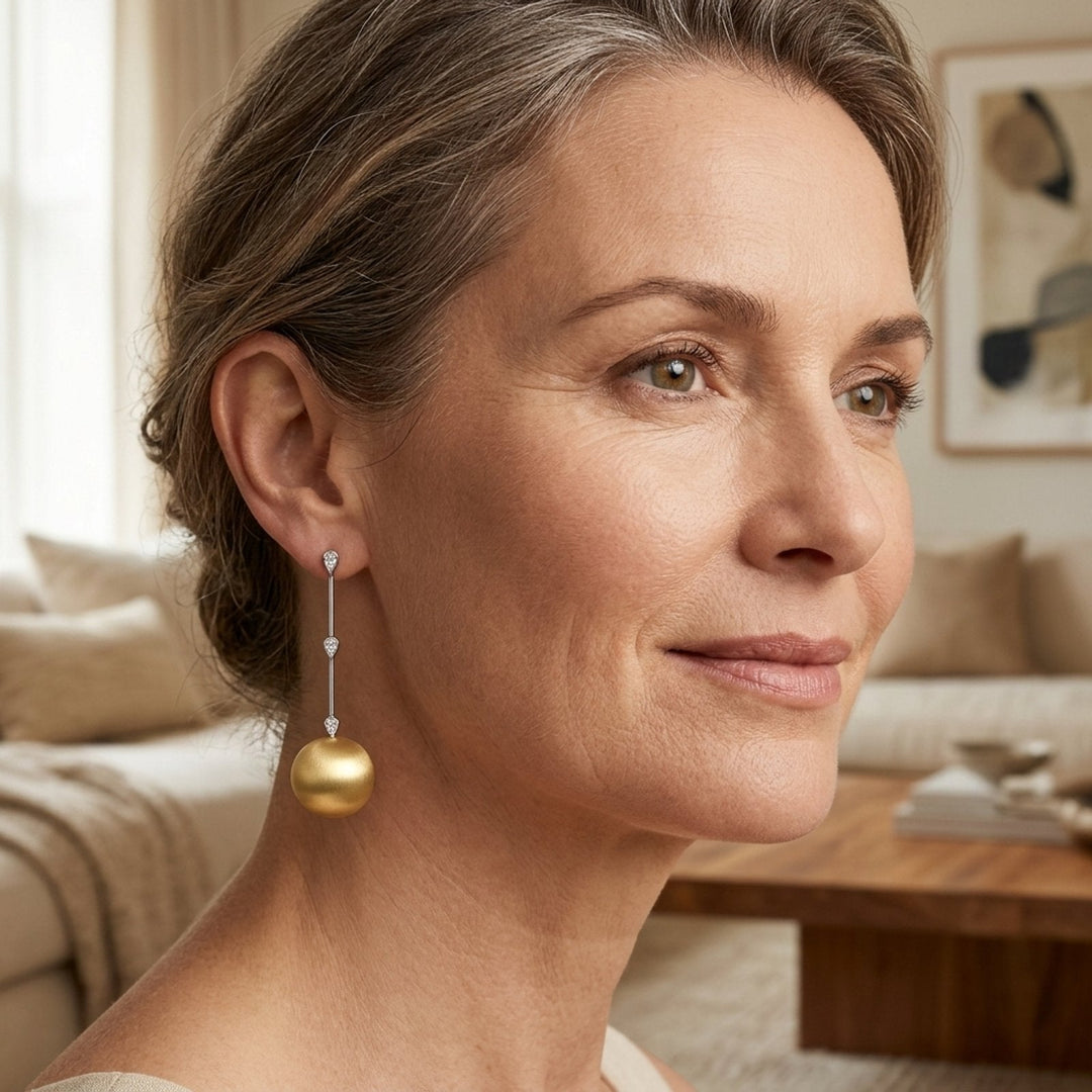Sterling Silver Pearl Drop Earrings