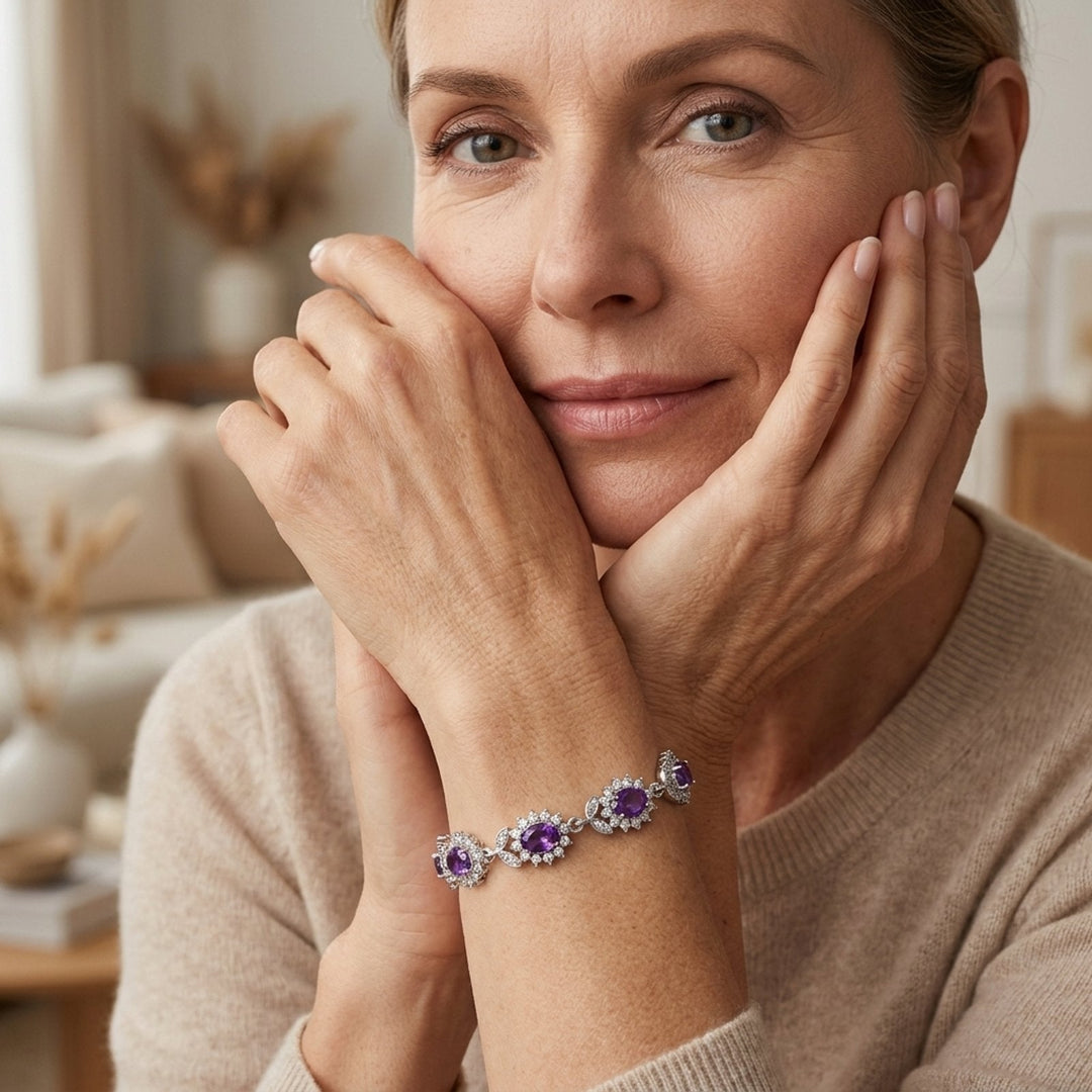 Sterling Silver Tennis Bracelet