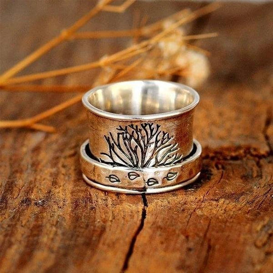 Sterling Silver Tree of Life Band