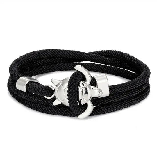 Braided Rope Anchor Clasp Bracelet
